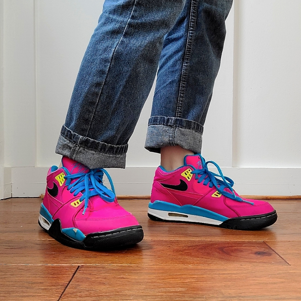 Pink Nike Air Flight